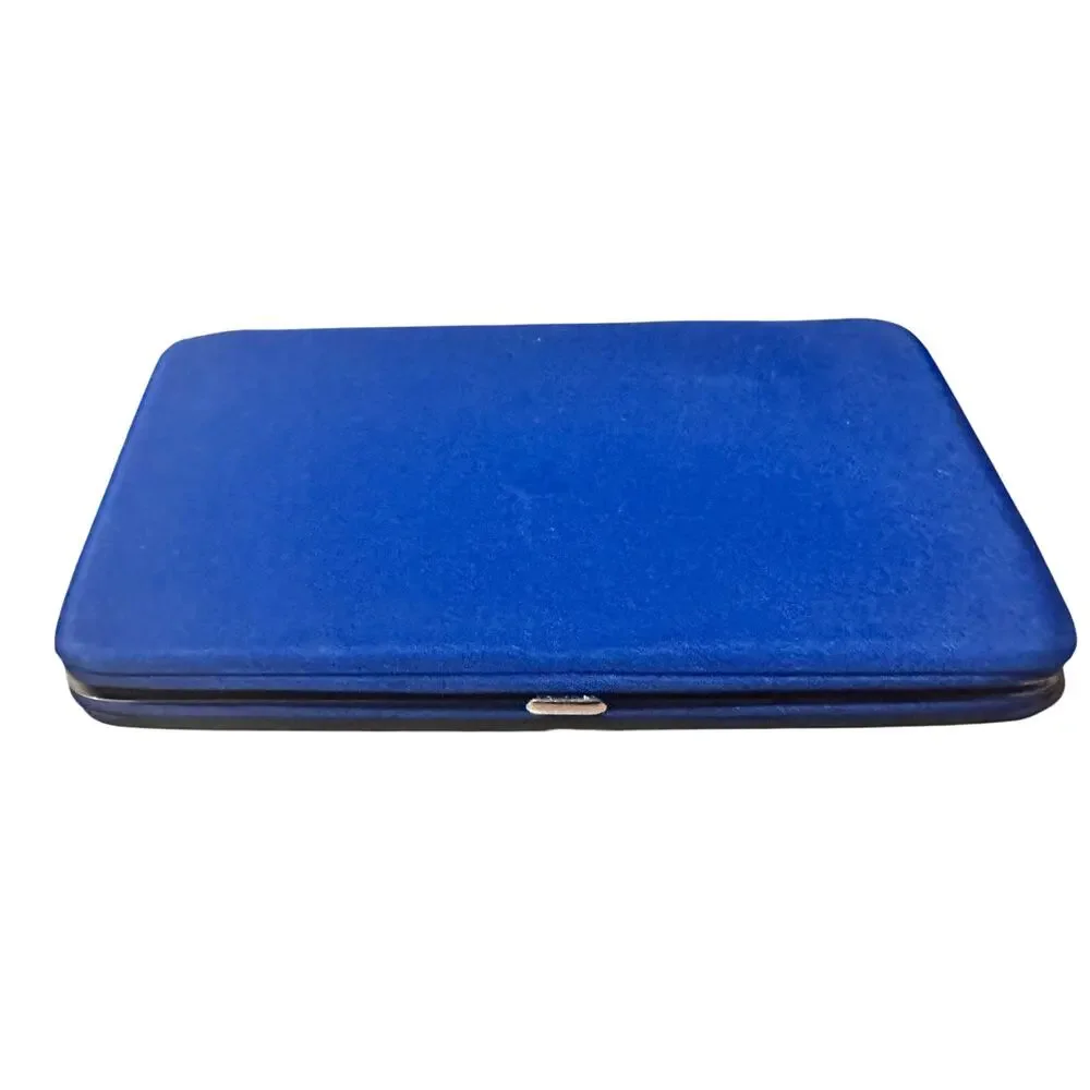 Ole Miss Rebels Collegiate Flat Wallet Card Slots Blue Red College‎ University